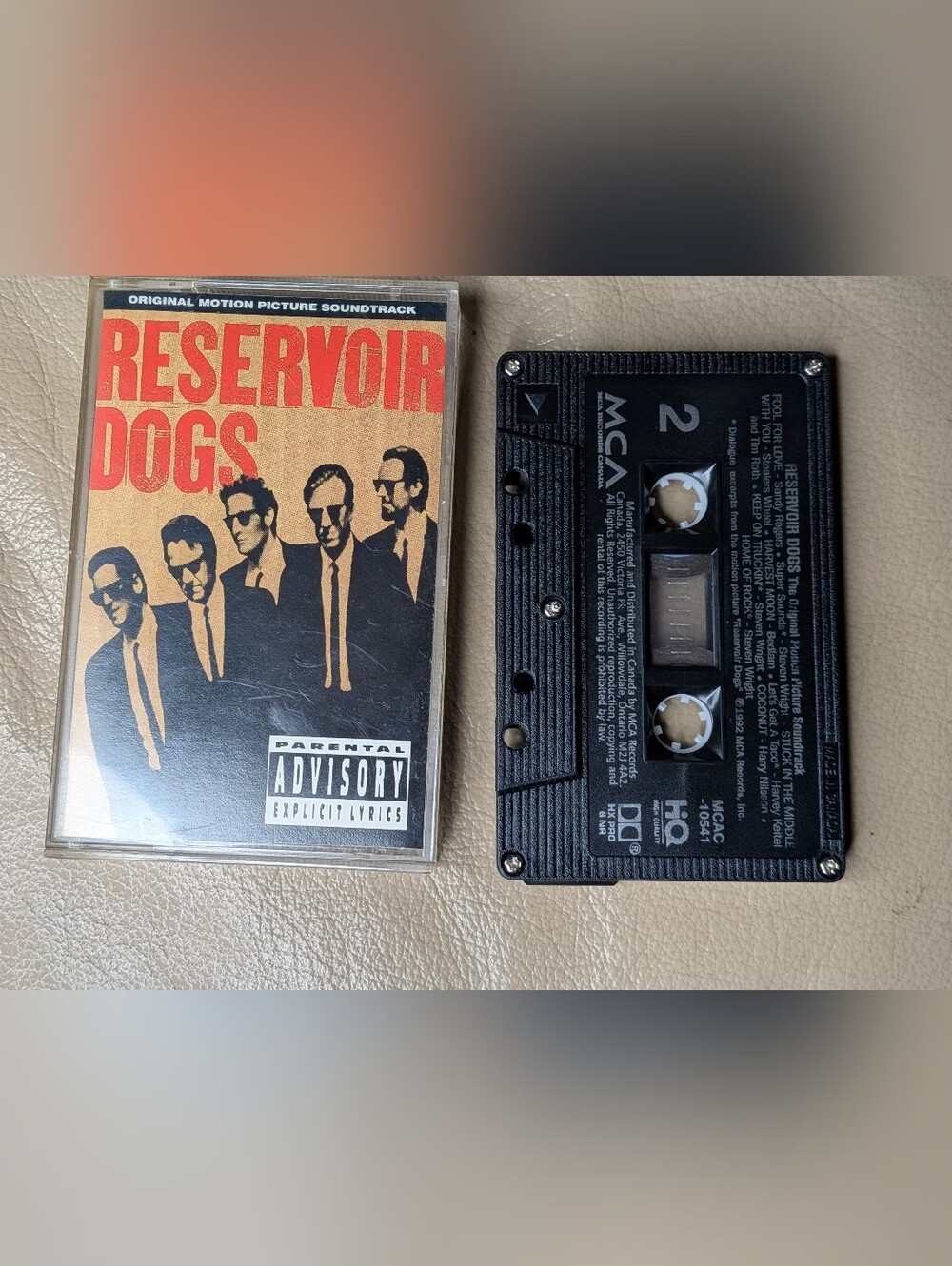 Reservoir Dogs Audio Soundtrack Cassette 1992 VG++